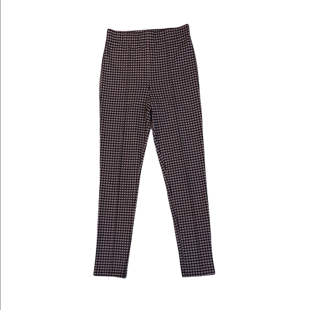 Black, White and Yellow striped pants